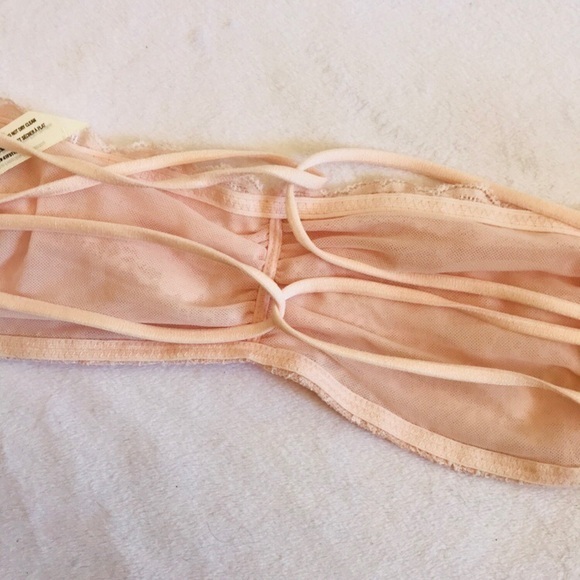 Intimately Free People pink lace bandeau bra new - Picture 5 of 6
